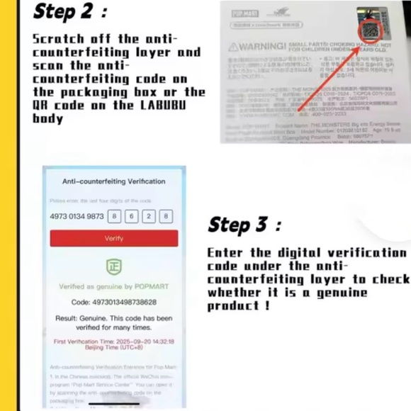 Popmart Labubu Big Into Energy Blind Box New Unopened. - Picture 6 of 8